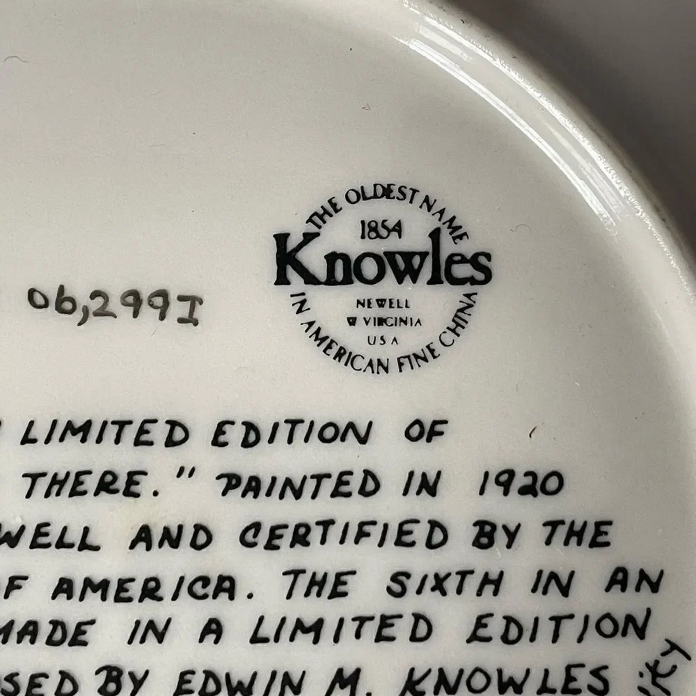 Norman Rockwell “Somebody’s Up There,” Vintage Limited Edition 1979 Plate